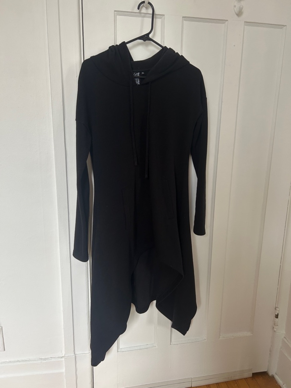 Killstar Black Hooded Draped tunic small